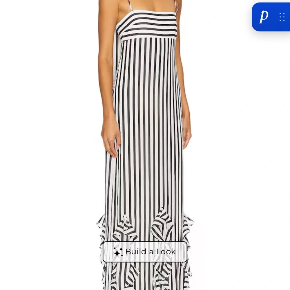 House of Harlow 1960 Black and White Strapless Dress - Picture 2 of 8